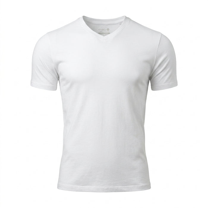 Men V Neck Short Sleeve T Shirt
