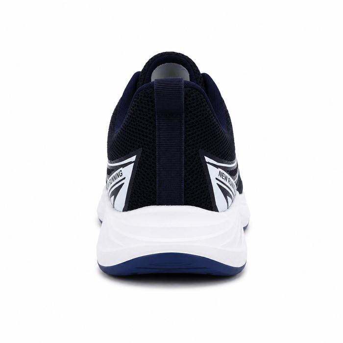 Mesh running shoes with cushioned sole
