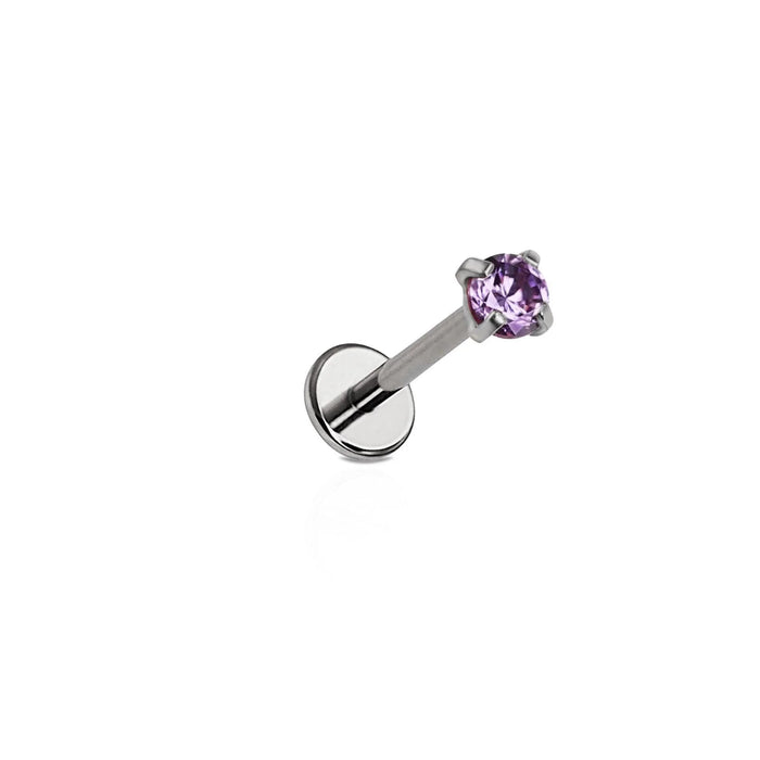 Titanium / February Amethyst / Single
