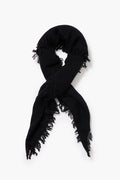 Micro Cashmere Scarf Black