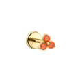 Micro Love Triangle Flat Back Stud - Mai Tai
