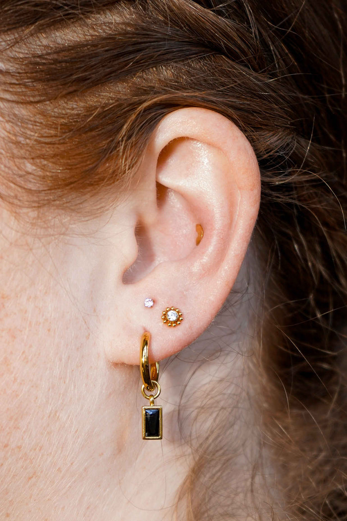 Micro Pink Gem Flat Back Stud