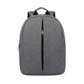 Minimalist Backpack With Vertical Front Zip Pocket