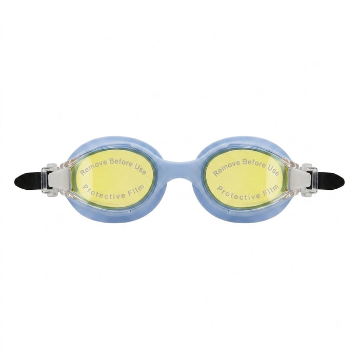 Mirrored Competition Swim Goggles With Protective Case Free Size
