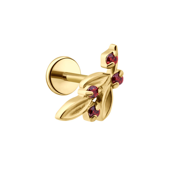 Mistletoe Flat Back Stud