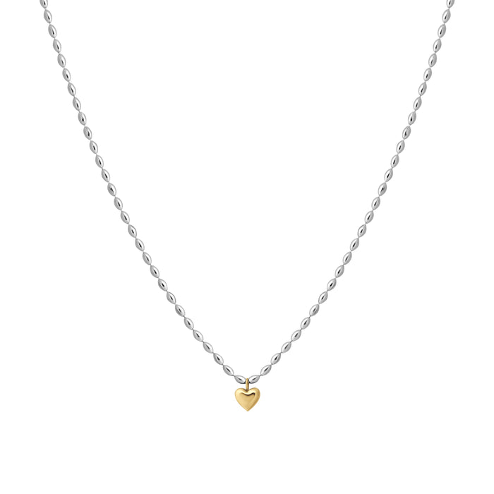 Mixed Signals Heart Necklace