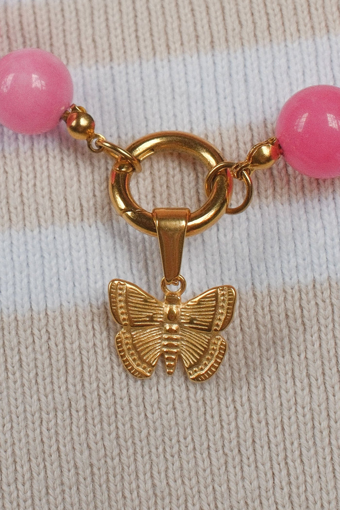 Moth Necklace Charm