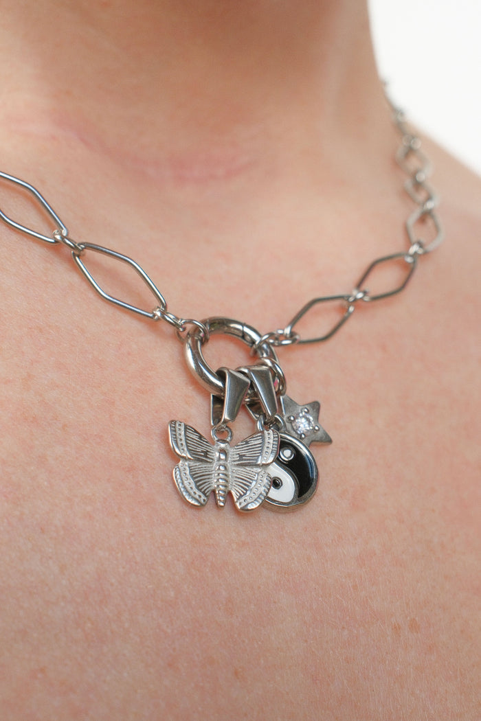 Moth Necklace Charm