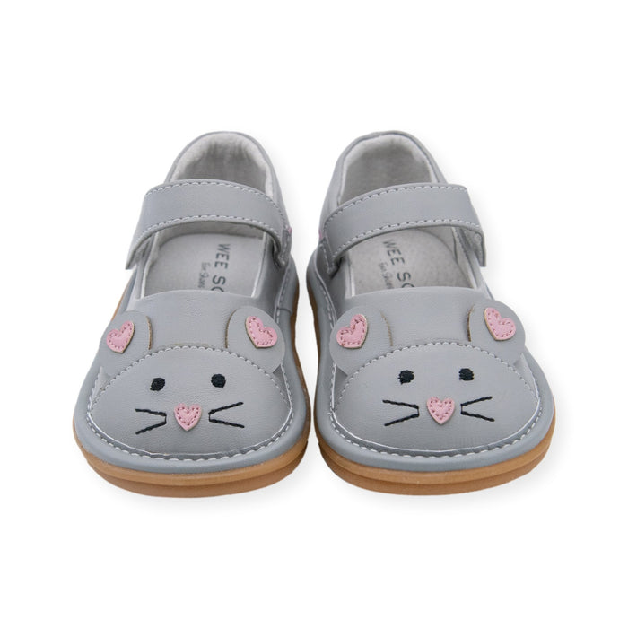 Mouse Grey Shoe - Wee Squeak