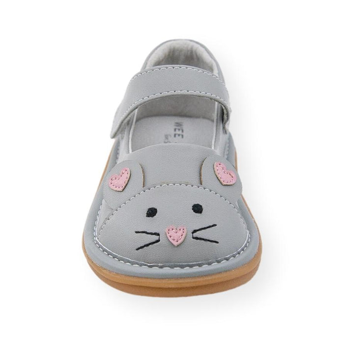 Mouse Grey Shoe - Wee Squeak