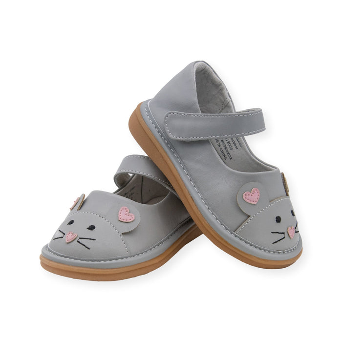 Mouse Grey Shoe - Wee Squeak