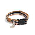 Nylon Dog Collar - Brand Stripe
