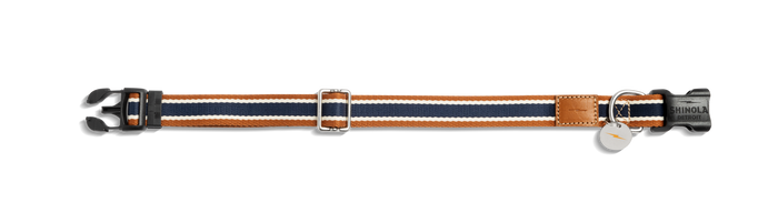 Nylon Dog Collar - Brand Stripe