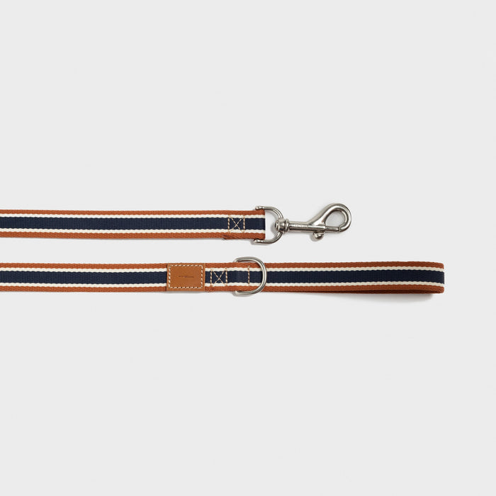 Nylon Dog Leash - Brand Stripe