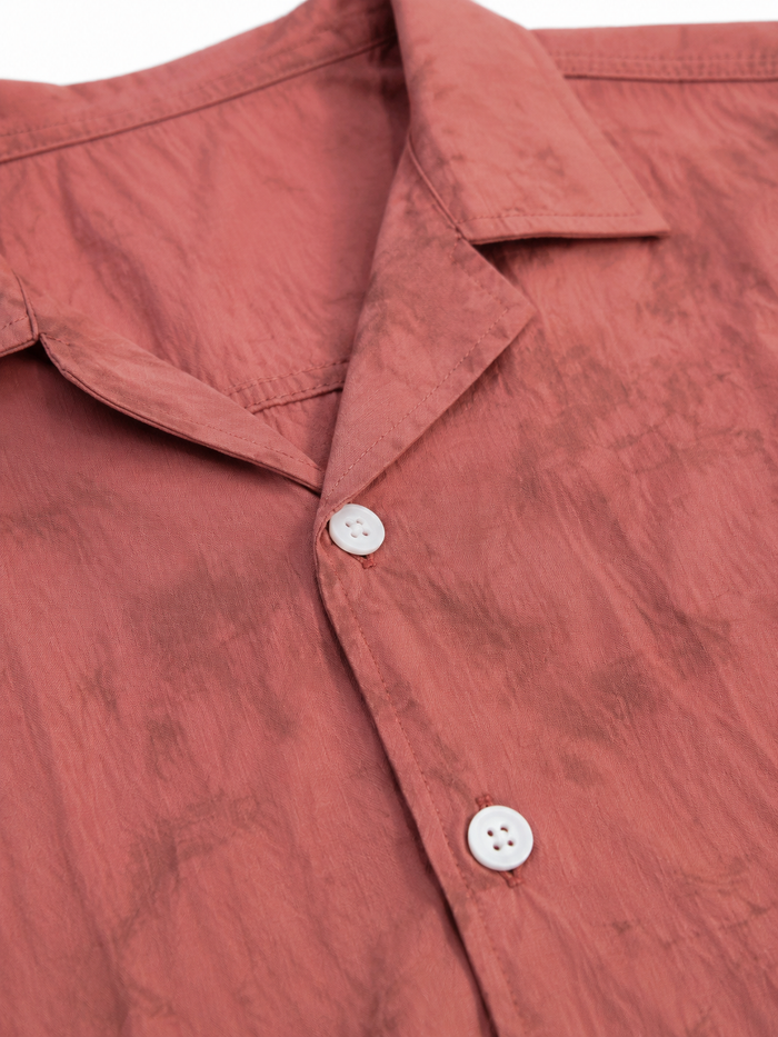 Ombre Short Sleeve Button Front Shirt