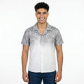 Ombre Short Sleeve Button Front Shirt