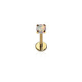Opal 3mm Flat Back Stud