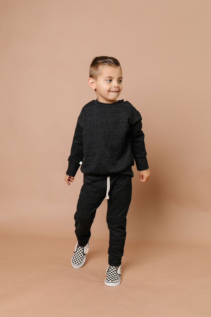 original jogger - heather black