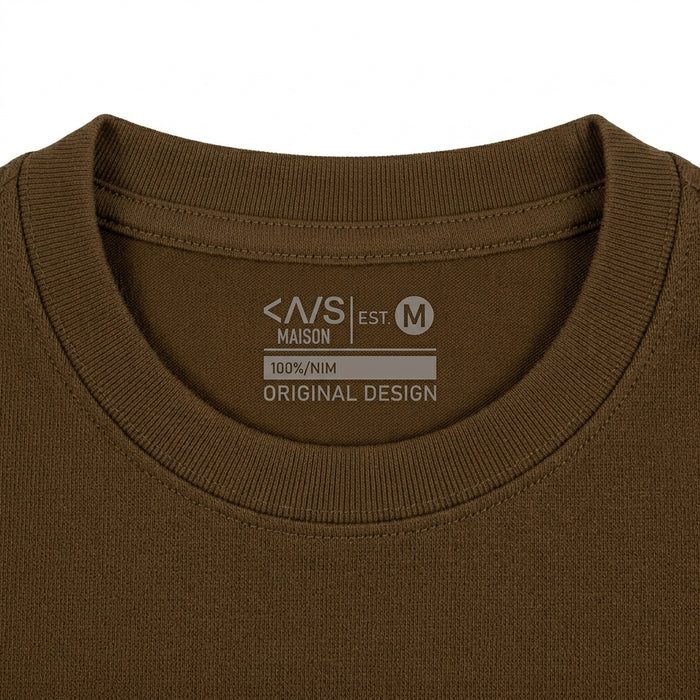 Oversized Basic Crew Neck T Shirt For Men