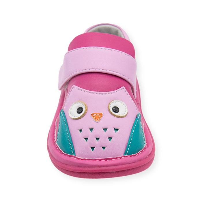 Owl Pink Shoe - Wee Squeak