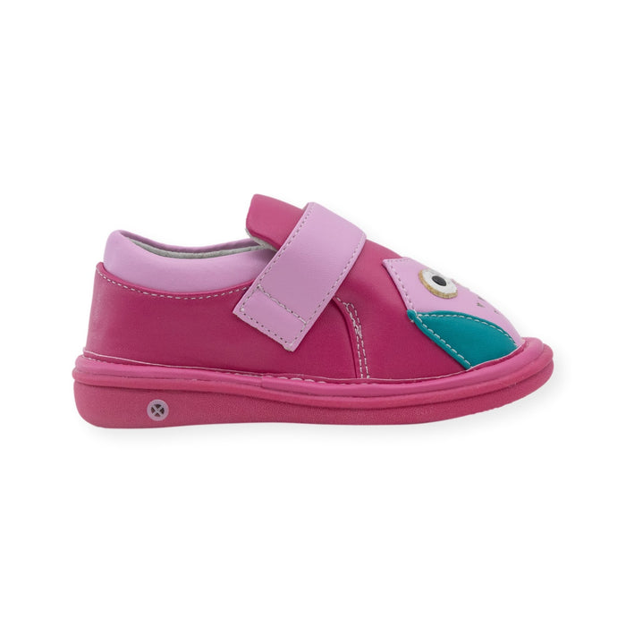 Owl Pink Shoe - Wee Squeak