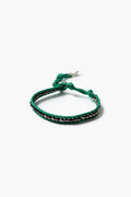 Paracord Single Wrap Bracelet Black Agate