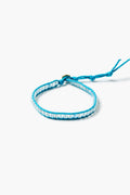 Paracord Wrap Anklet Aquamarine