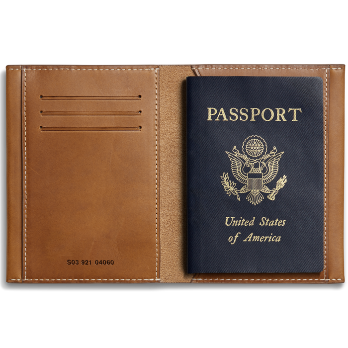 Passport Holder - Tan