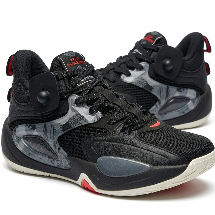 Peak Basketball Shoes With Trandlucent Side Support Panels