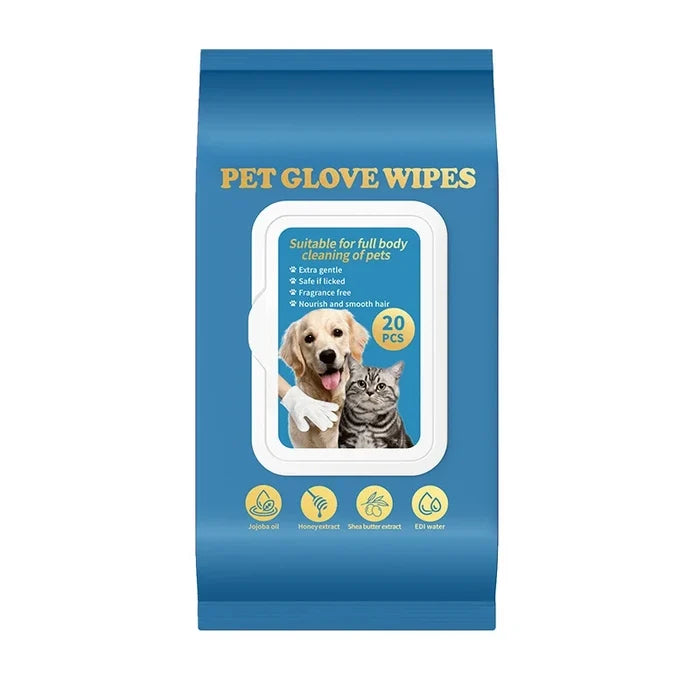 Pet Grooming Wipes Gloves