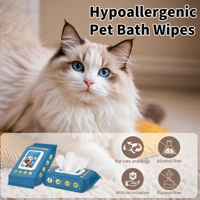 Pet Grooming Wipes Gloves