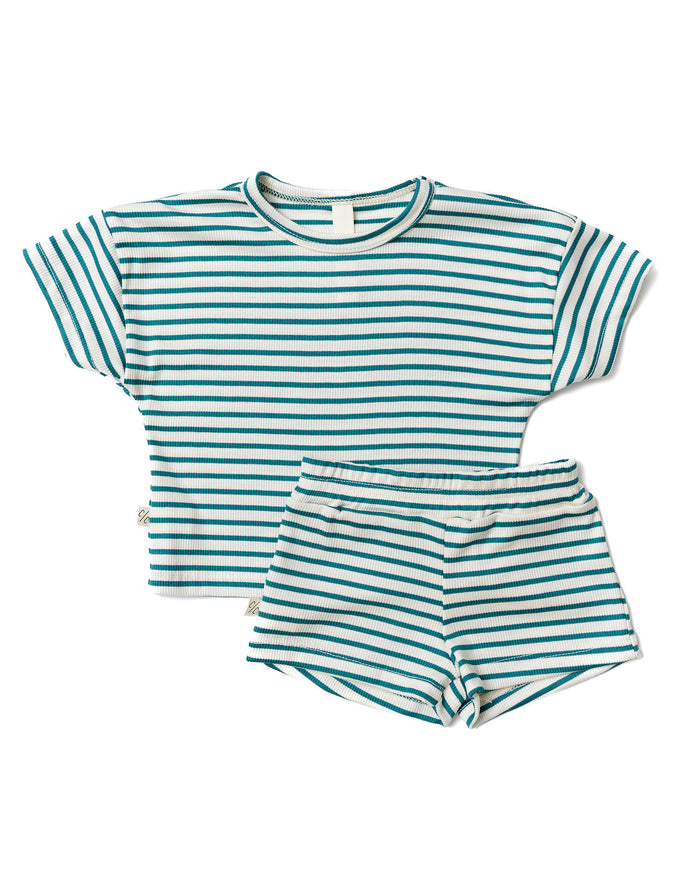 play set - aqua stripe