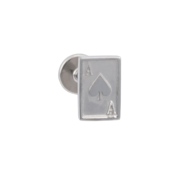 Playing Card Flat Back Stud