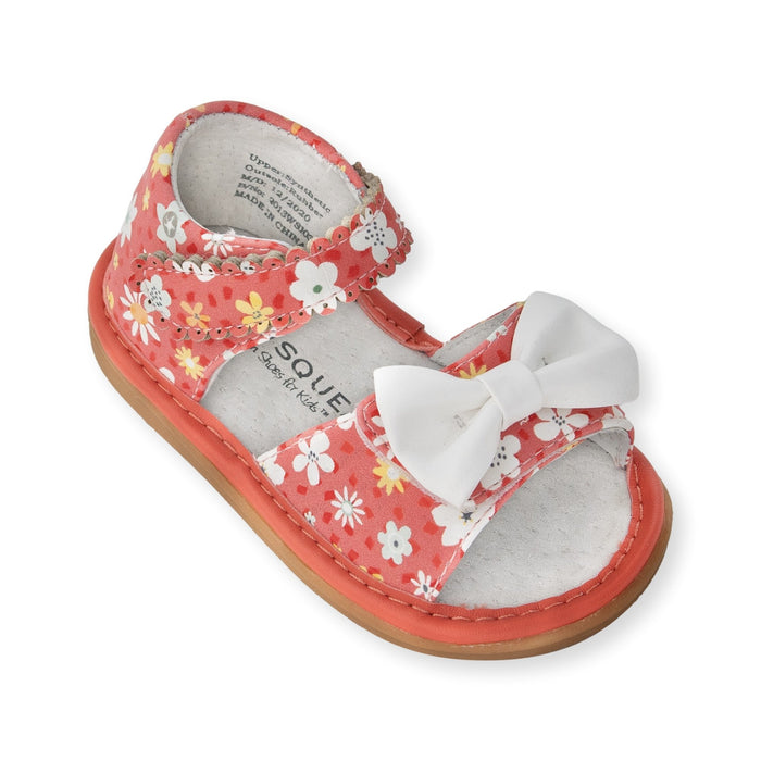 Posey Red Sandal - Wee Squeak