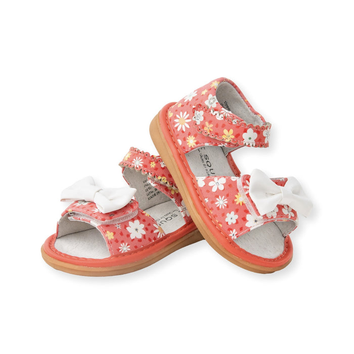 Posey Red Sandal - Wee Squeak