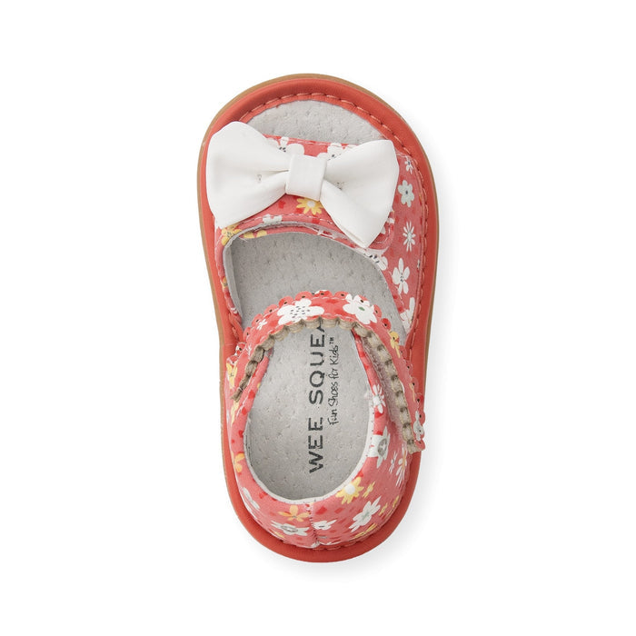 Posey Red Sandal - Wee Squeak