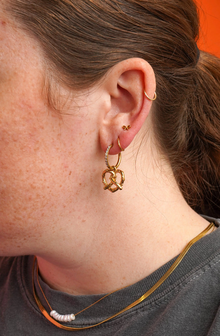Pretzel Hoop Charm