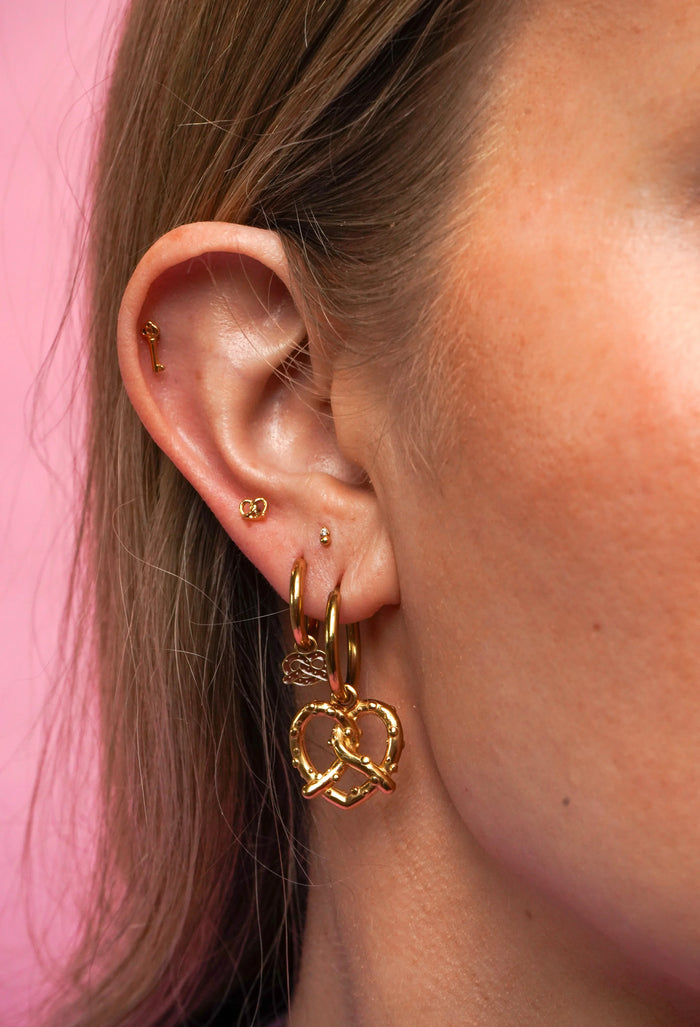 Pretzel Hoop Charm
