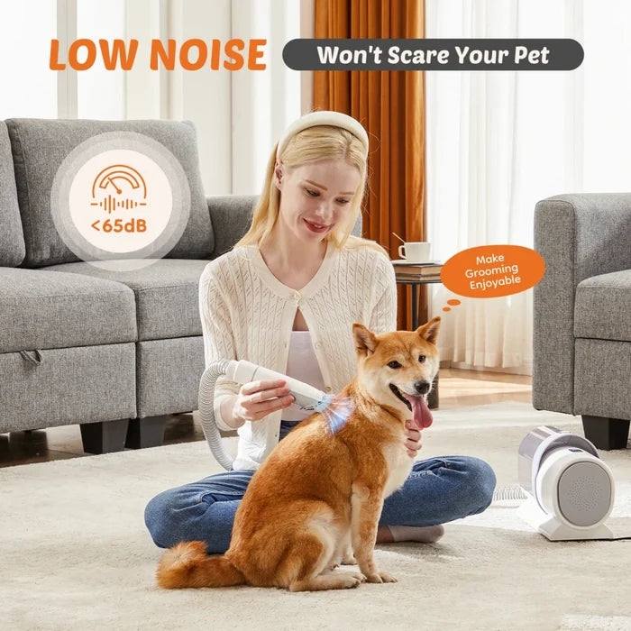 Professional Pet Grooming Vacuum Kit
