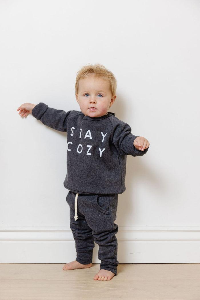 pullover crew - stay cozy on granite