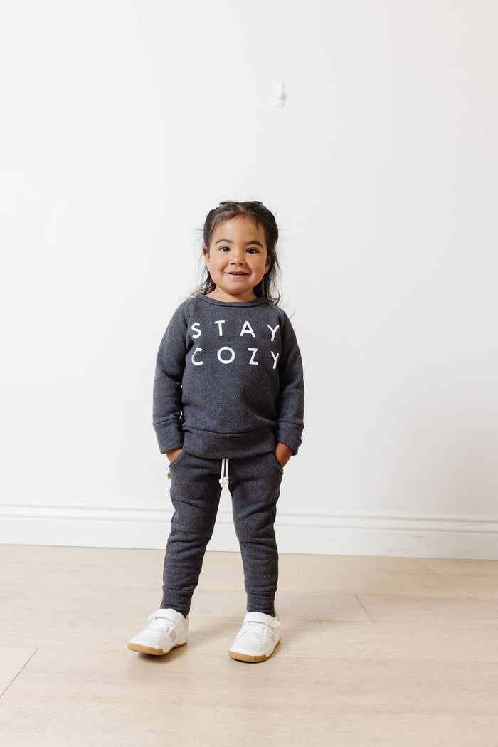 pullover crew - stay cozy on granite