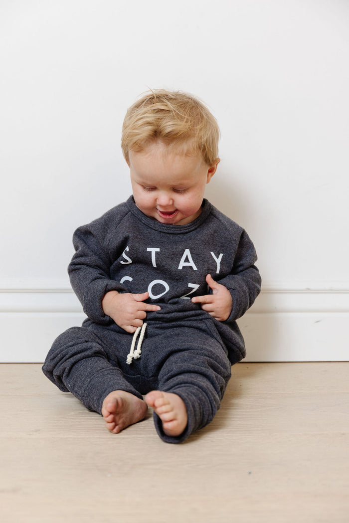 pullover crew - stay cozy on granite