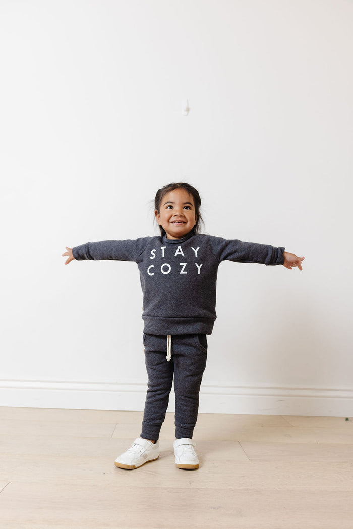 pullover crew - stay cozy on granite
