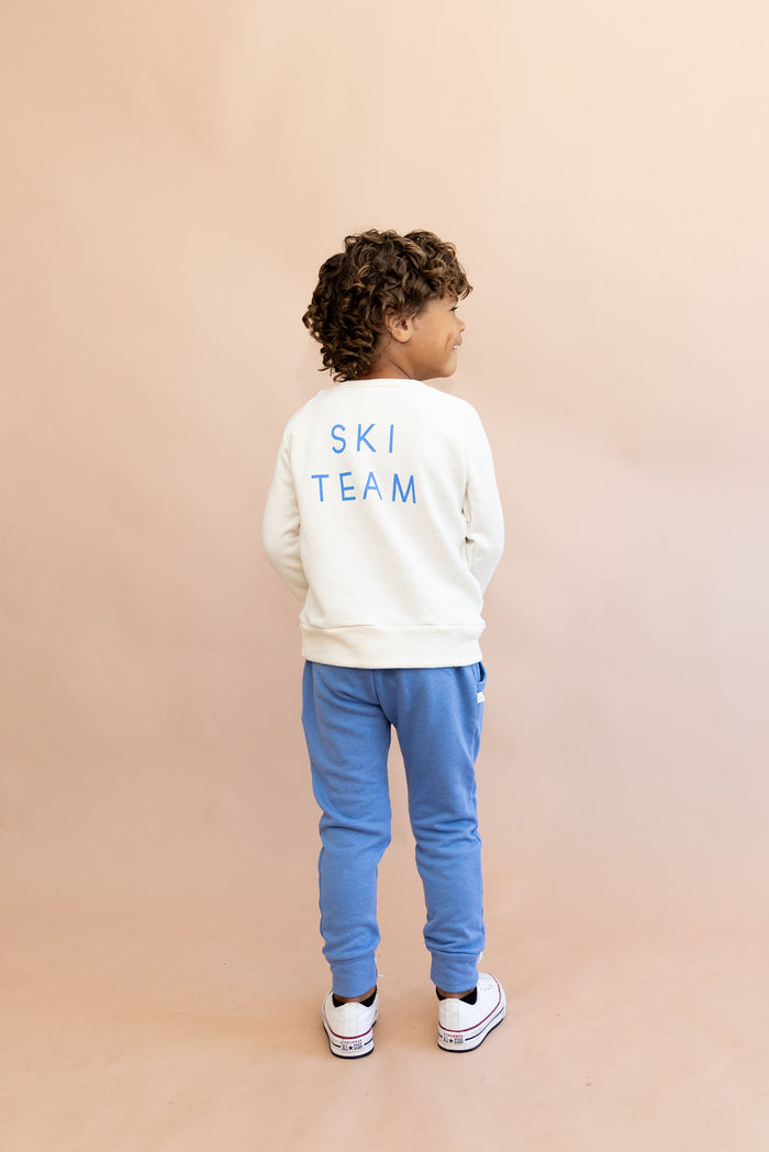 pullover crew CO - ski team on natural
