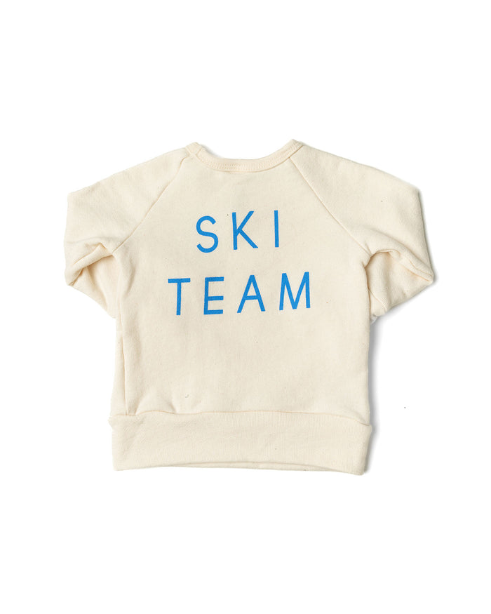 pullover crew CO - ski team on natural
