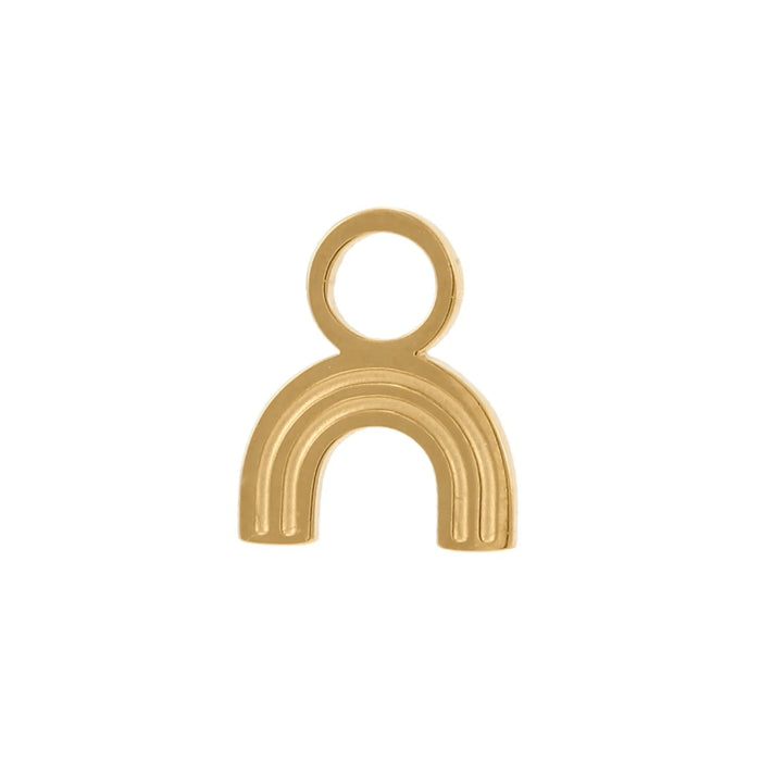 Rainbow Hoop Charm