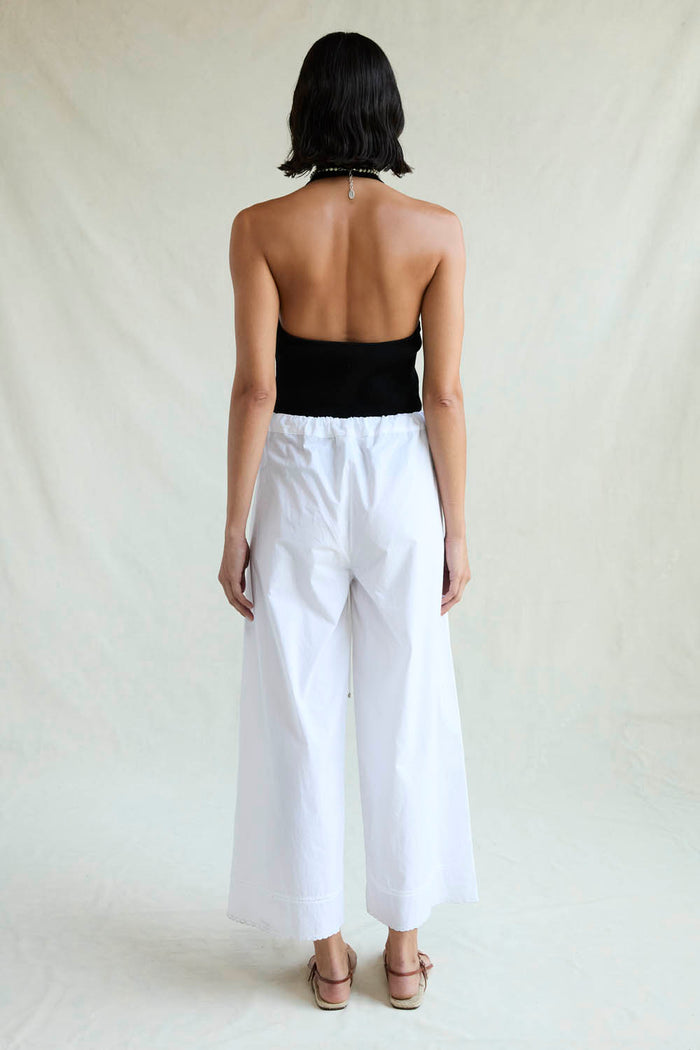 Ramona Poplin Pant White