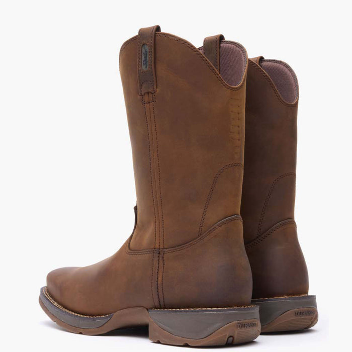 Rebel by Durango® Brown Pull-On Western Boot - back
