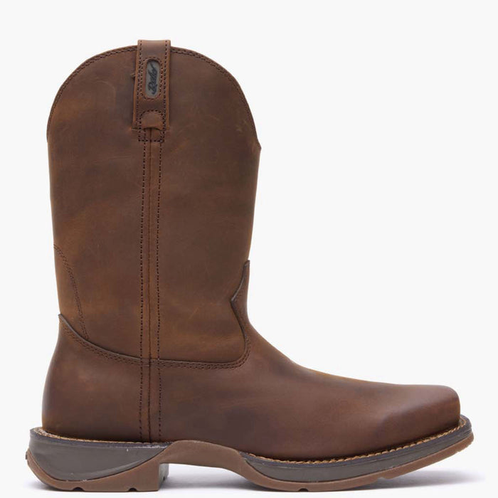 Rebel by Durango® Brown Pull-On Western Boot - profile