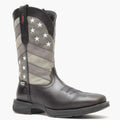 Rebel by Durango® Faded Black Flag Western Boot - main